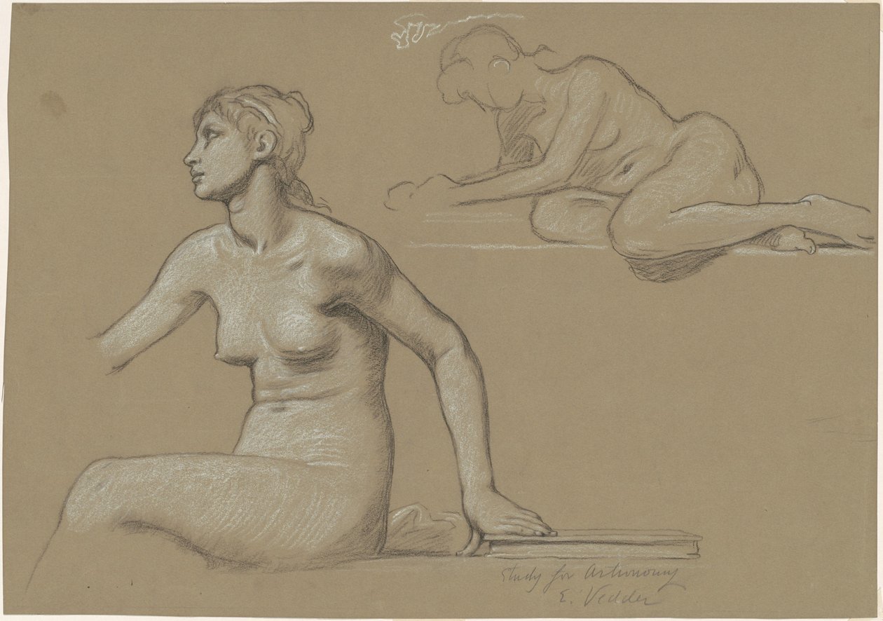 खगोल विज्ञान के लिए अध्ययन, 1892। द्वारा एलीहु वेडर