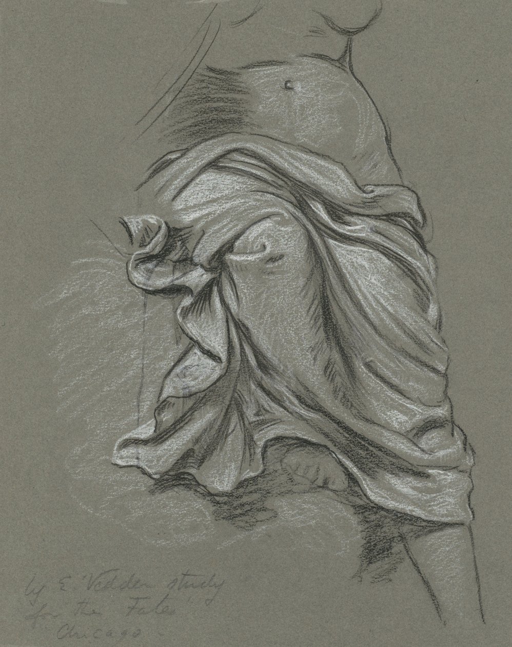 द फेट गैदरिंग इन द स्टार्स, 1884-1887 के लिए अध्ययन। द्वारा एलीहु वेडर
