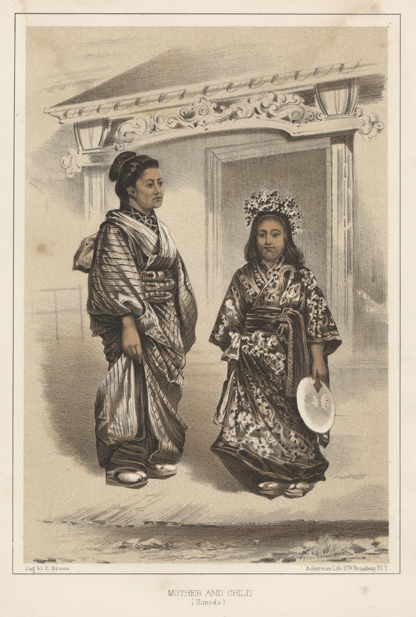 मदर एंड चाइल्ड (सिमोडा), 1855 द्वारा एलीपलेट ब्राउन