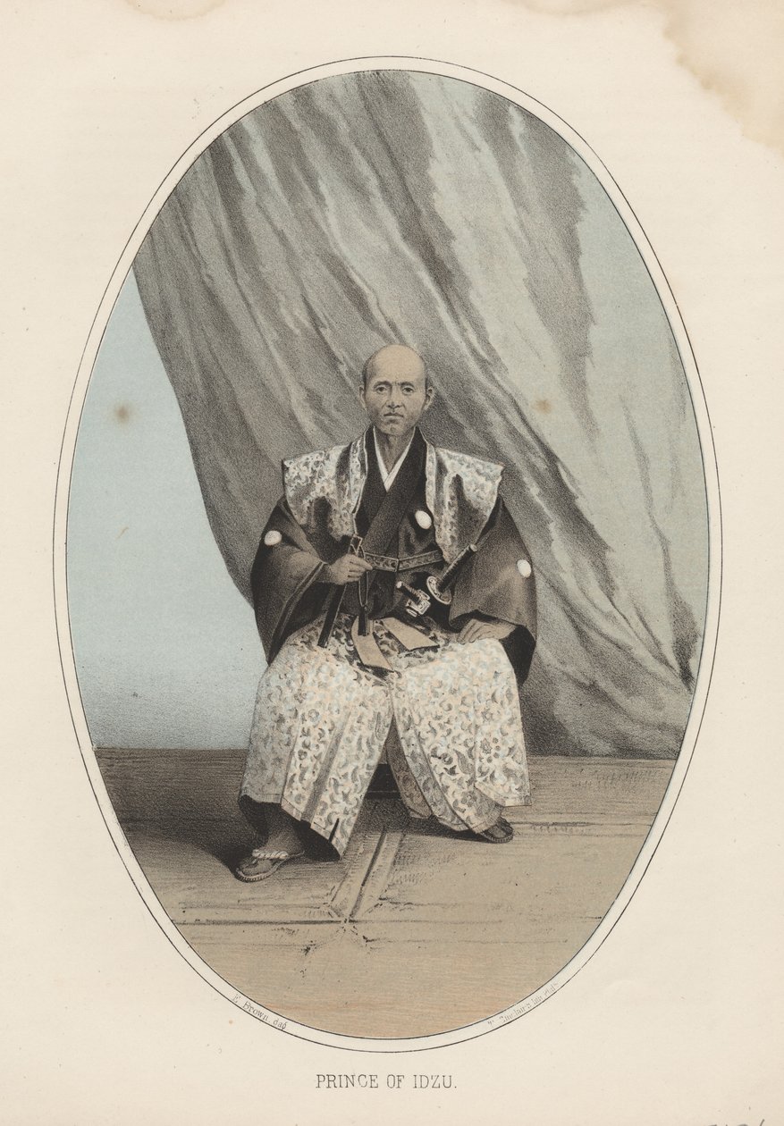 इदज़ू के राजकुमार, 1855 द्वारा एलीपलेट ब्राउन