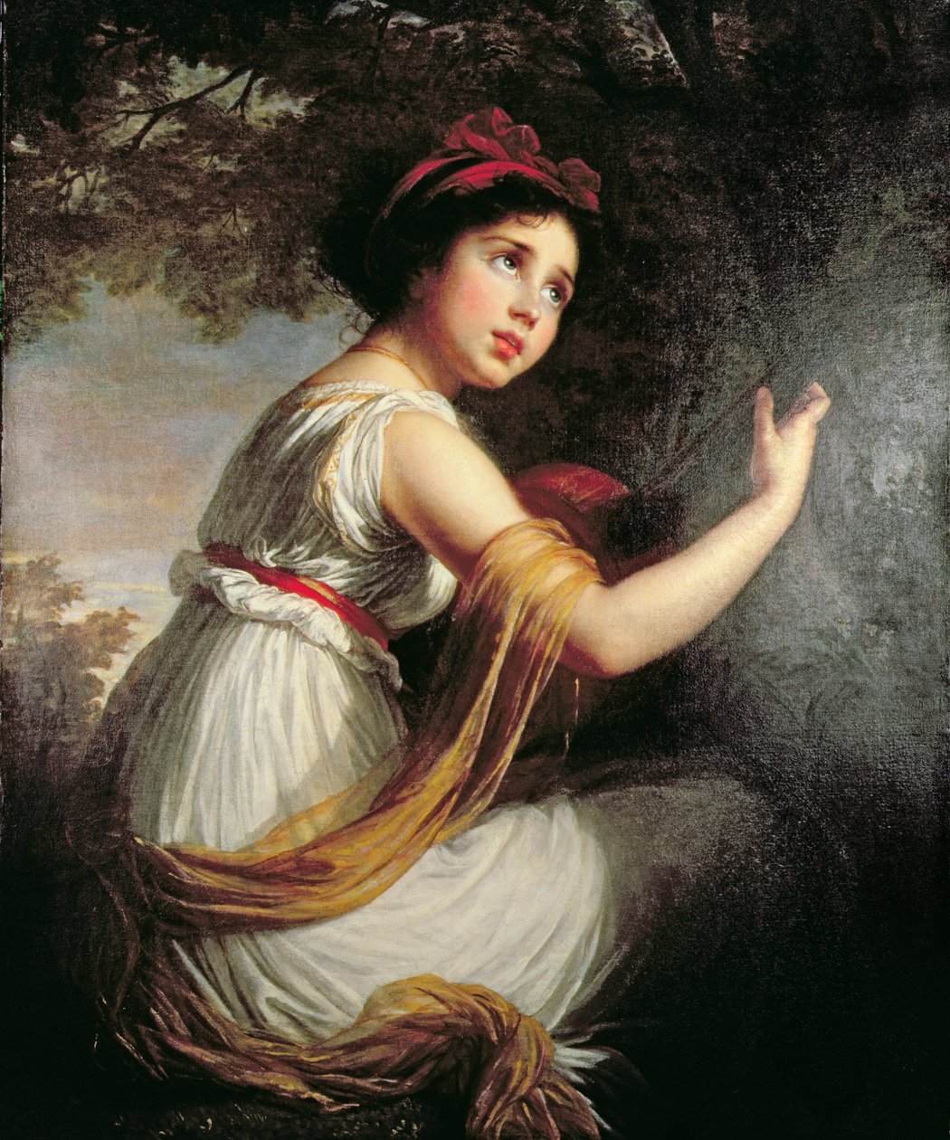 जूली ले ब्रून का चित्रांकन, c.1797 द्वारा एलिजाबेथ लुईस विगि लेब्रुन