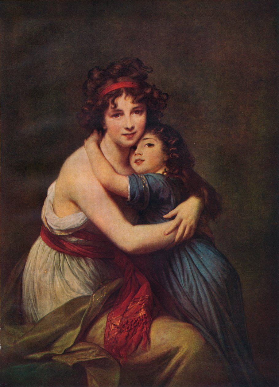 मैडम विग लीब्रून और उनकी बेटी, जेनी लूसी लुईस, 1789, 1938 द्वारा एलिजाबेथ लुईस विगि लेब्रुन