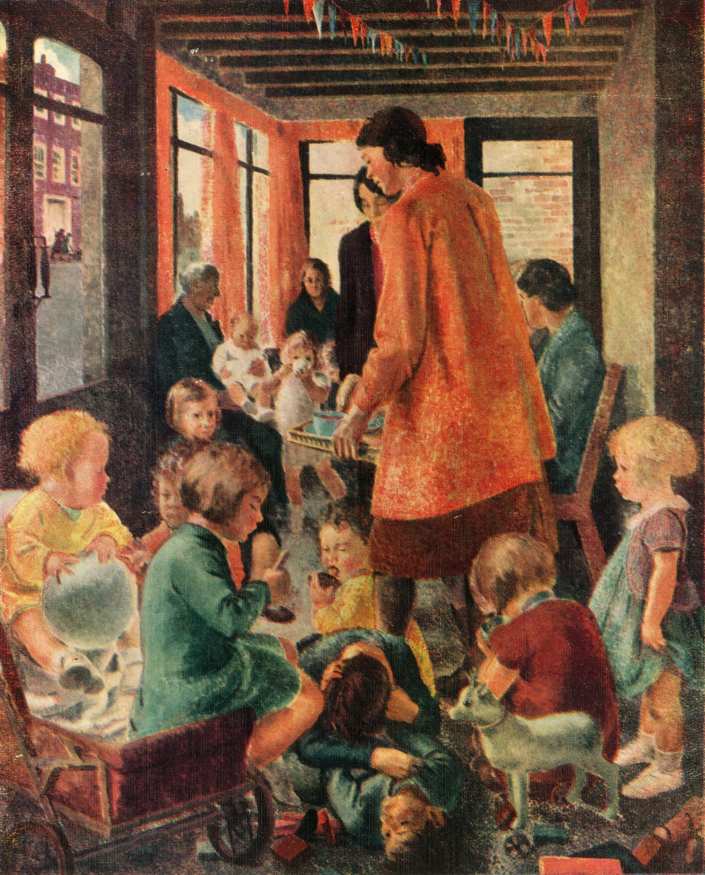 इवैक्यूई प्ले सेंटर, c1943। द्वारा एलिस डाल्टन हेवलैंड