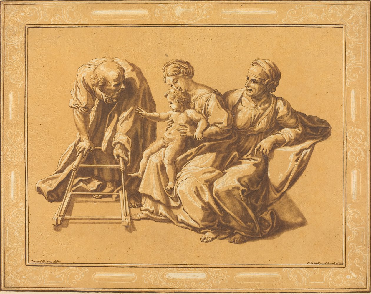 पवित्र परिवार, 1724। द्वारा एलीशा किर्कल