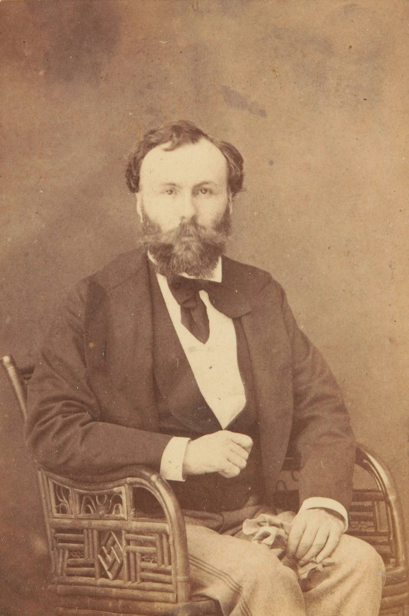 गुस्ताव मोरो का पोर्ट्रेट 1826-1898, 1874। द्वारा एलिज़ा डी रोमिली