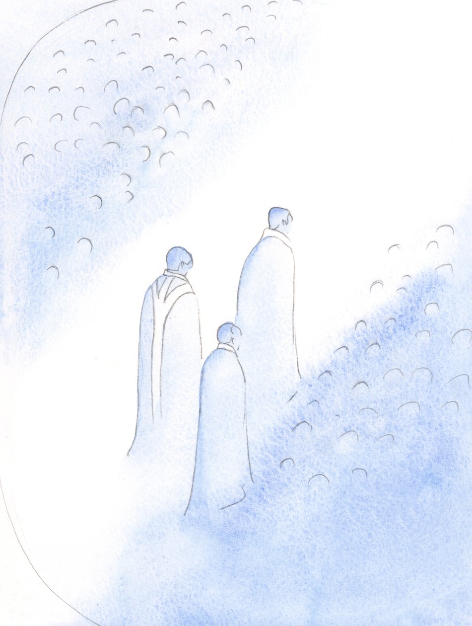 स्वर्ग में प्रवेश करने वाले वफादार पुजारियों को एक जबरदस्त अभिवादन प्राप्त होता है और उन्हें पृथ्वी पर उनके काम, 2001 (कागज पर w - c) के बाद &39;अन्य क्रिश&39; के रूप में सम्मानित किया जाता है। द्वारा एलिजाबेथ वांगो