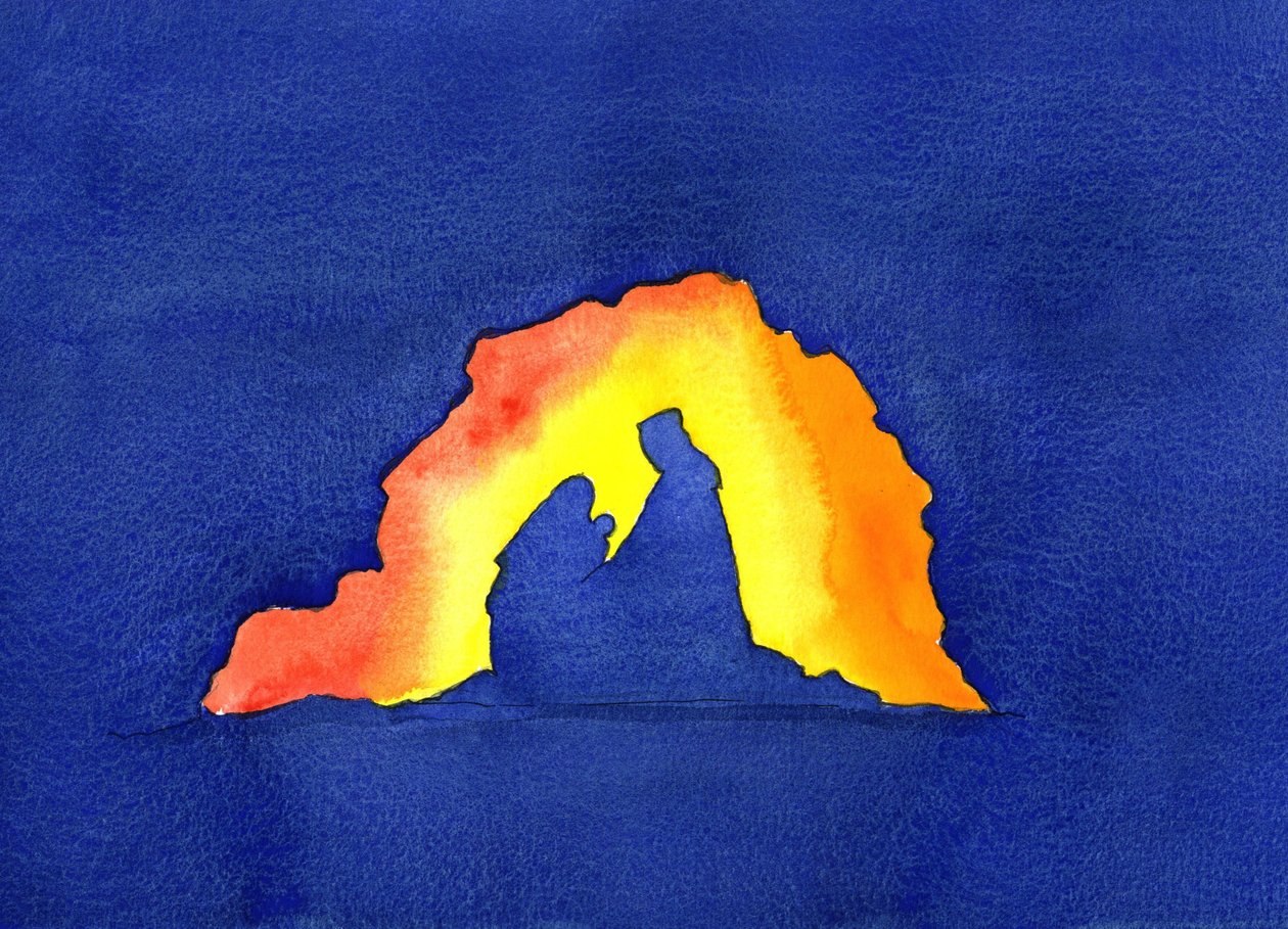 यीशु का जन्म बेथलहम, 2001 (कागज पर w - c) में हुआ है द्वारा एलिजाबेथ वांगो