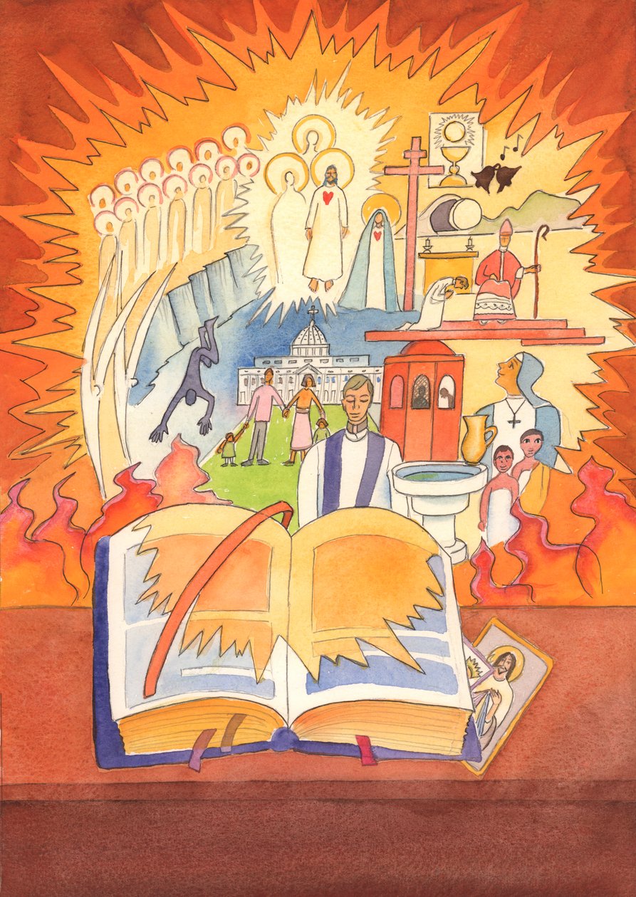 पूरा कैथोलिक विश्वास मिसल में निहित है और लिटुरजी, 2003 में मनाया जाता है (कागज पर w - c) द्वारा एलिजाबेथ वांगो