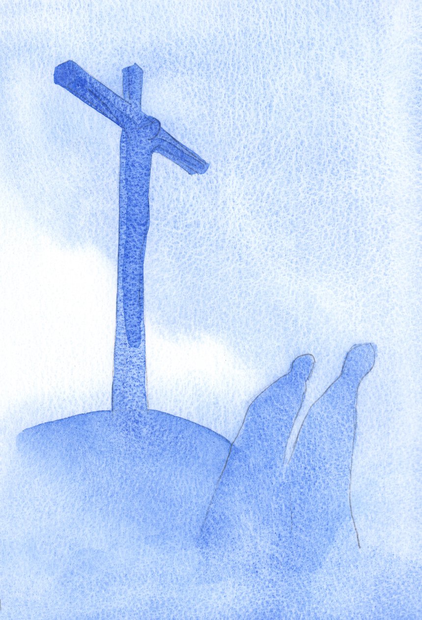 किसी के जीवन में ऐसा कुछ भी नहीं है जिसे अधिक स्पष्ट रूप से नहीं देखा जा सकता है, अद्भुत परिणाम के साथ, जब &39;क्रॉस के चरणों में&39; की जांच की गई, 2002 (कागज पर w - c) द्वारा एलिजाबेथ वांगो