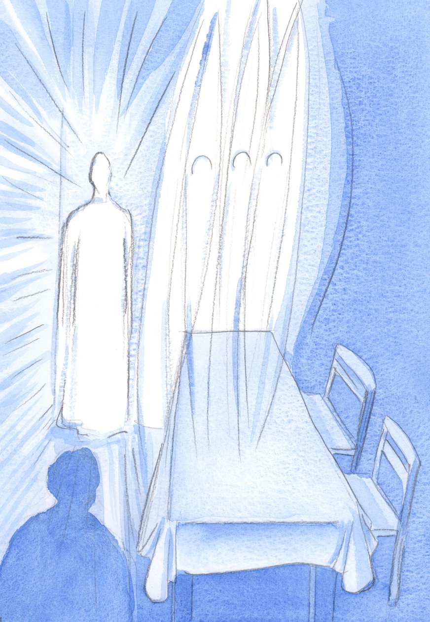 जब हम प्रार्थना करते हैं तो उनके पवित्र स्वर्गदूतों के साथ, मसीह निष्ठापूर्वक देखता है; वह अपना प्यार छुपाता है क्योंकि वह हमें विश्वास में बढ़ने में मदद करता है, 2002 (w - c पेपर पर) द्वारा एलिजाबेथ वांगो