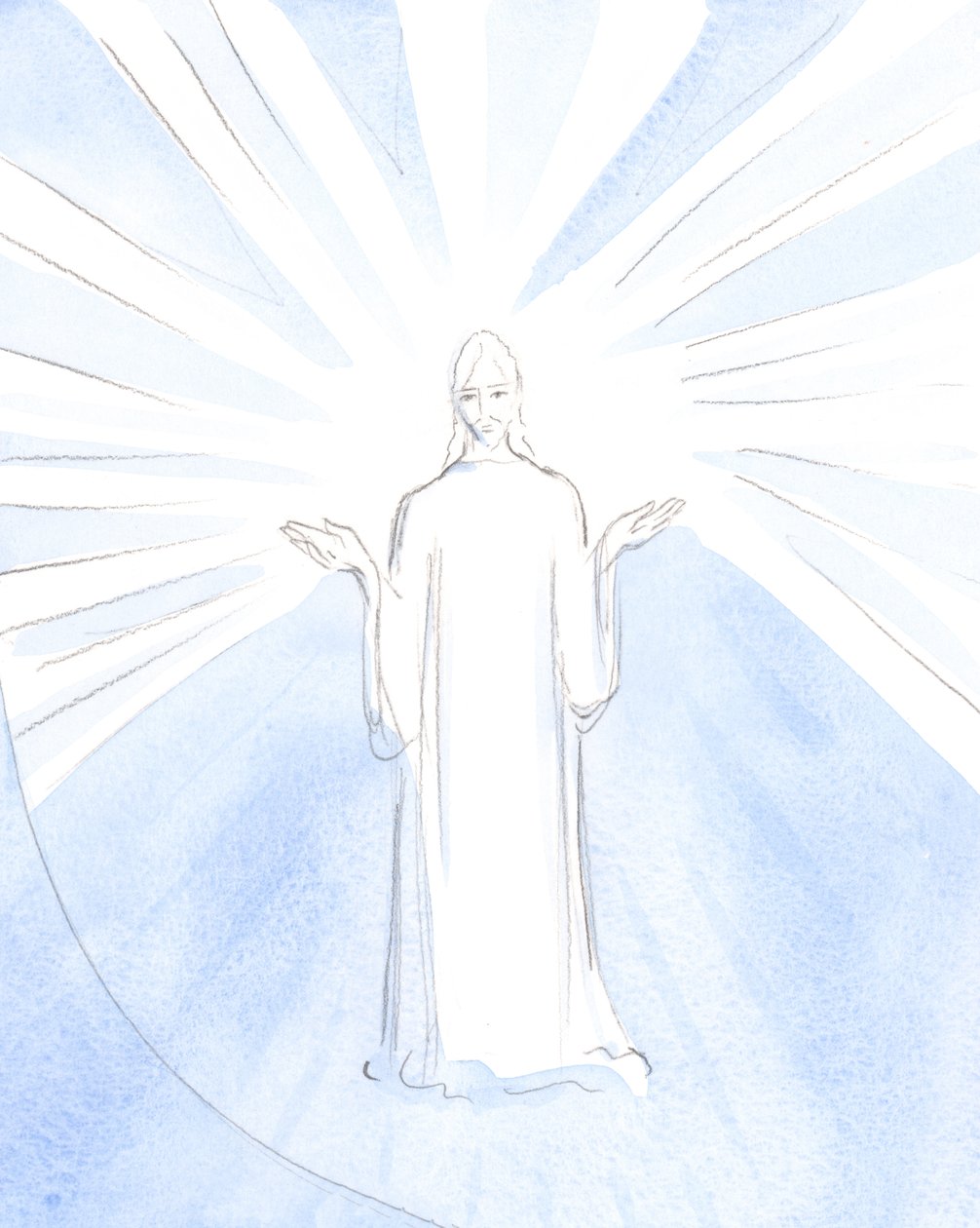 "आप अकेले होली वन हैं": मैंने मसीह को देखा, उसकी हथेलियों ने पिता की ओर बढ़ाया, क्योंकि उसने हमारी ओर से (पवित्र मास में) प्रार्थना की, 2000 (कागज पर w - c)। द्वारा एलिजाबेथ वांगो