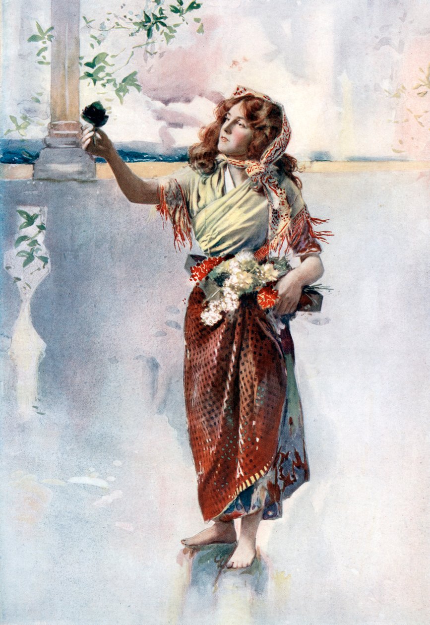 फेयरलैंड में ब्लूबेल में एलालाइन टेरिस, c1902। द्वारा एलिस और वालरी