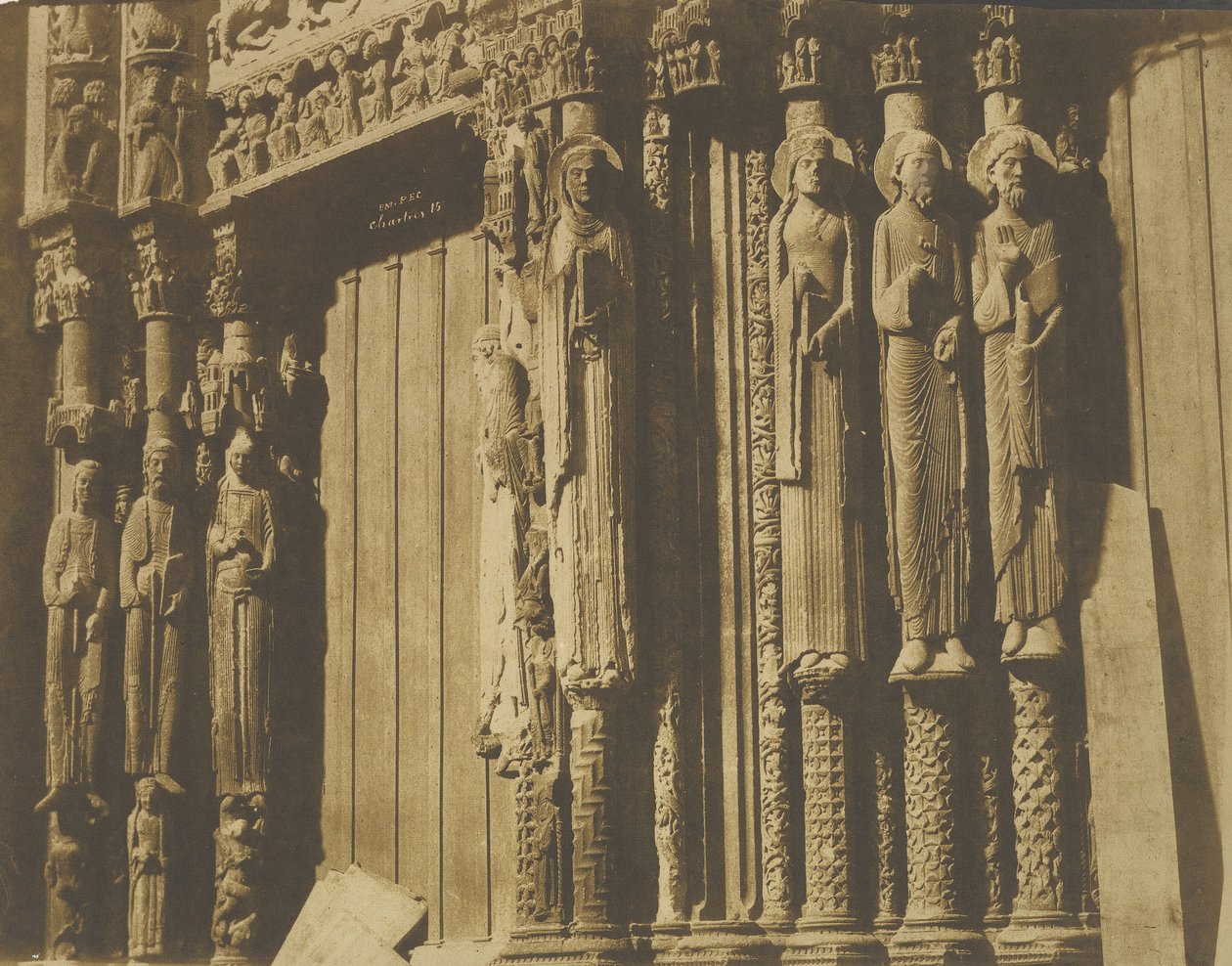 चार्ट्रेस कैथेड्रल, 1850-52। द्वारा एम. पेको