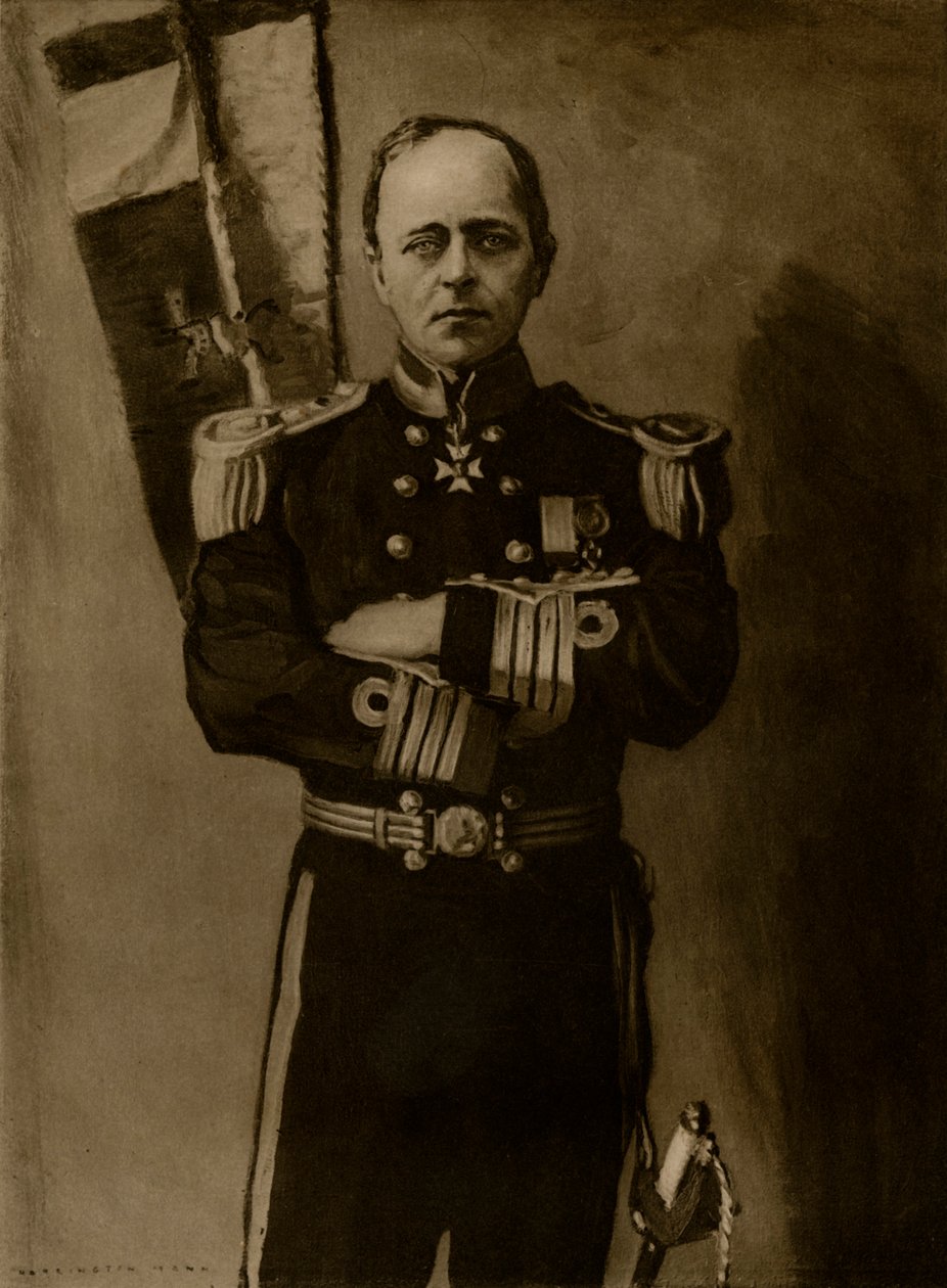 कैप्टन रॉबर्ट एफ स्कॉट, आरएन, सीवीओ, c1900-1910, 1913। द्वारा एमरी वॉकर