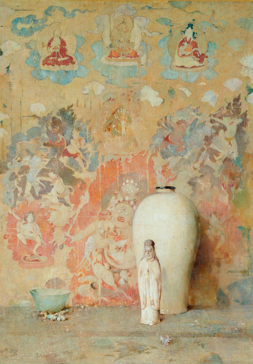 चित्र थिबेट से, c.1920 द्वारा एमिल कार्लसन