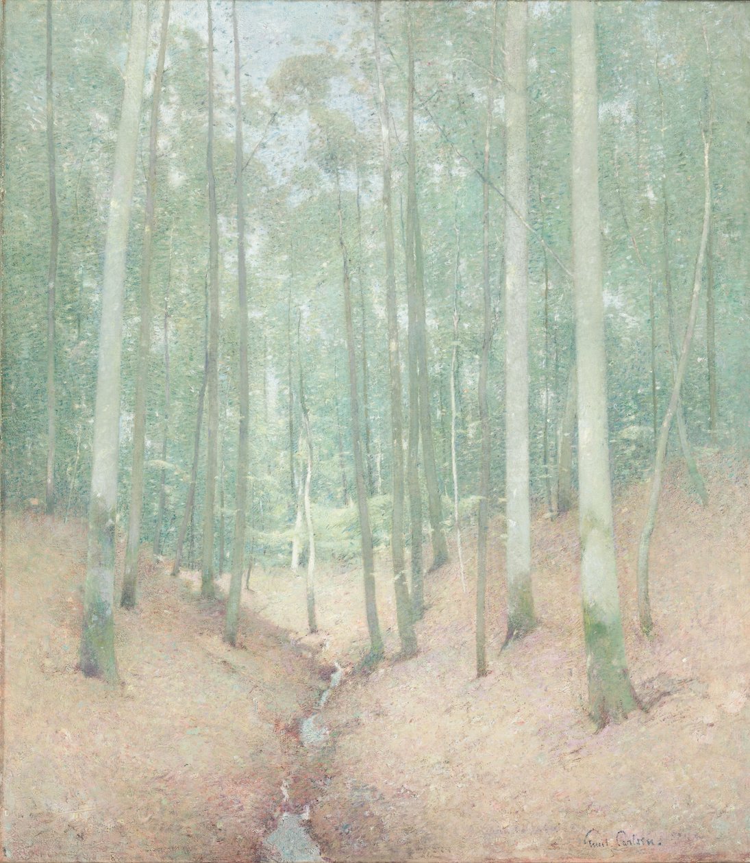 लकड़ी आंतरिक, c.1910 द्वारा एमिल कार्लसन