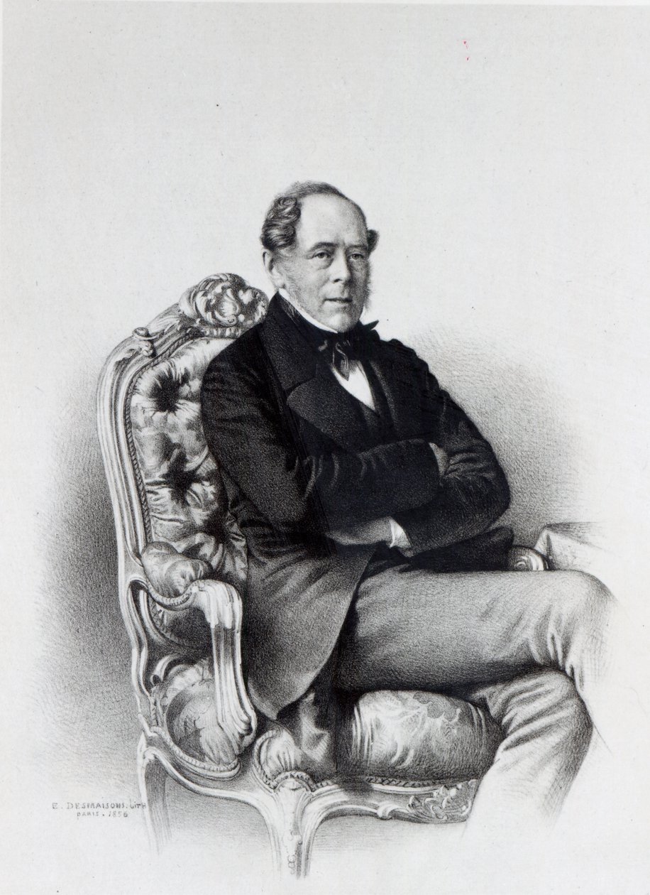 जॉर्ज विलियर्स, क्लेरेंडन का 4 वां अर्ल, 1856 द्वारा एमिल डेसमैन