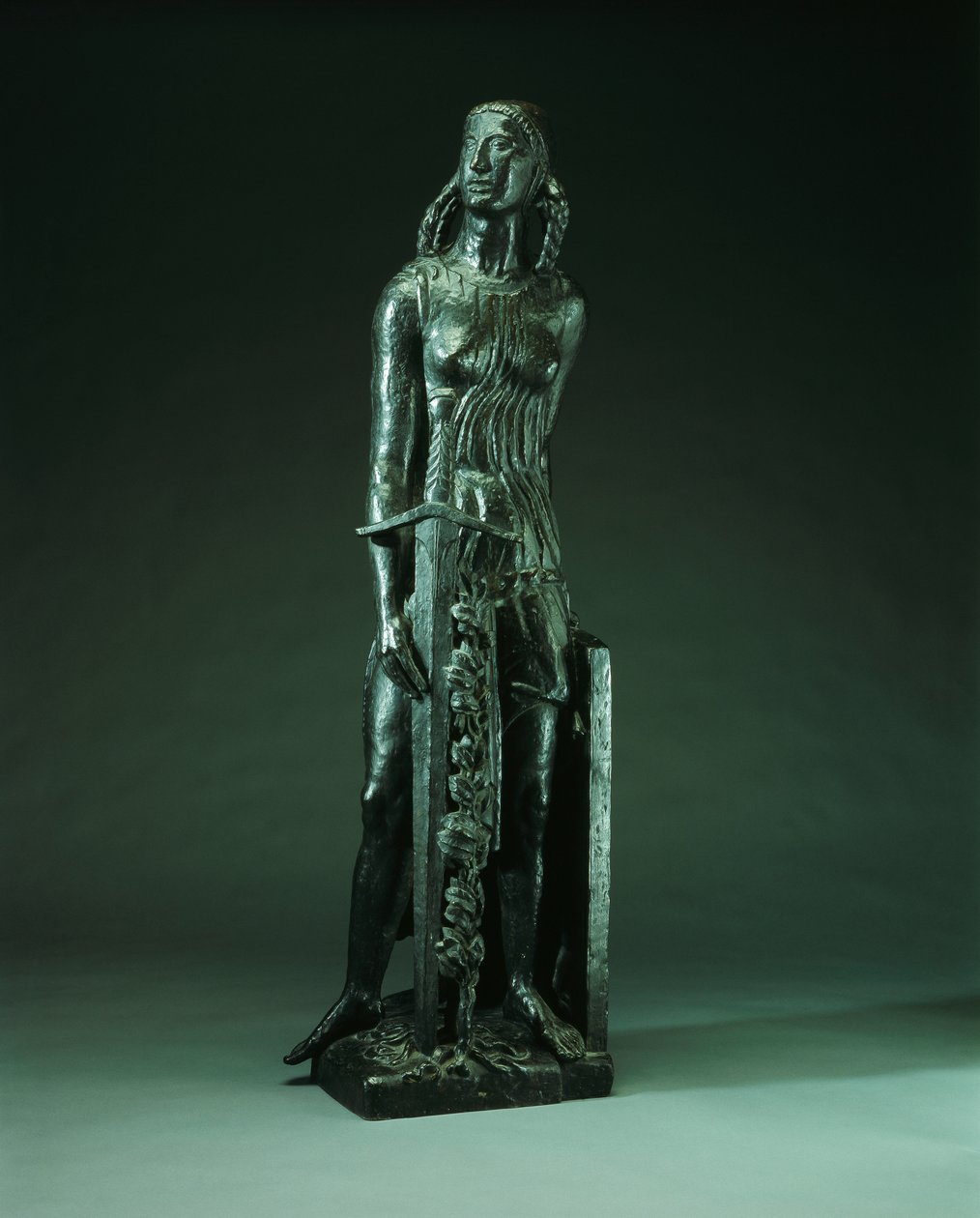 विजय, c.1921 (गहरे भूरे रंग के कांस्य के साथ कांस्य) द्वारा एमिल एंटोनी बोरडेल