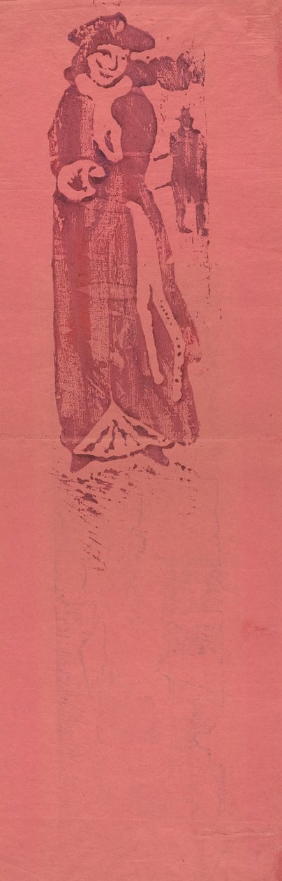 मफ़ वाली महिला द्वारा एमिल बर्नार्ड