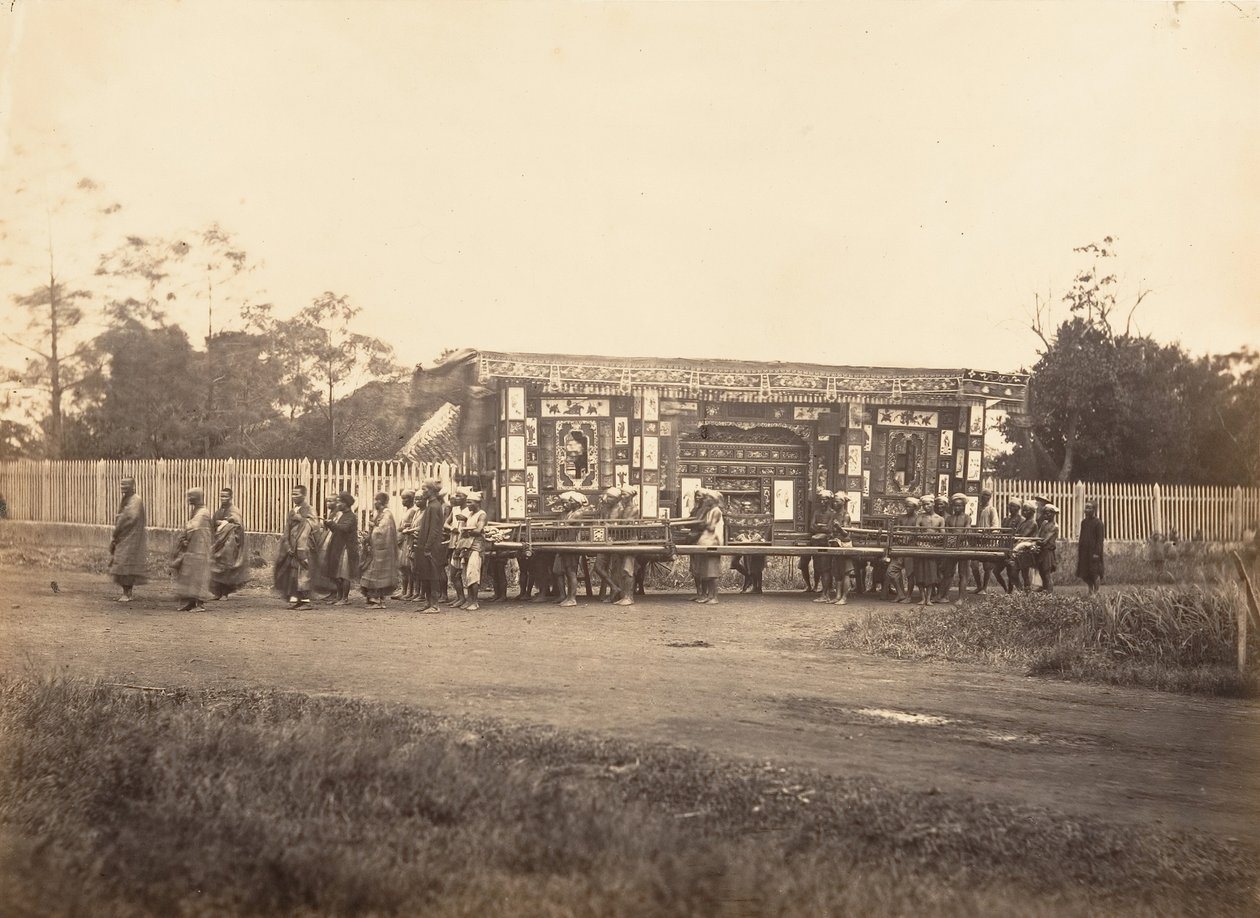 दफन, कोचिनचिना, 1866। द्वारा एमिल गसेल