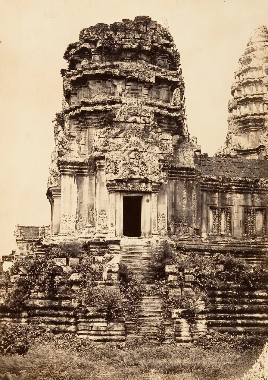 ग्रेट पगोडा - दूसरी मंजिल का उत्तरी टॉवर, 1866। द्वारा एमिल गसेल
