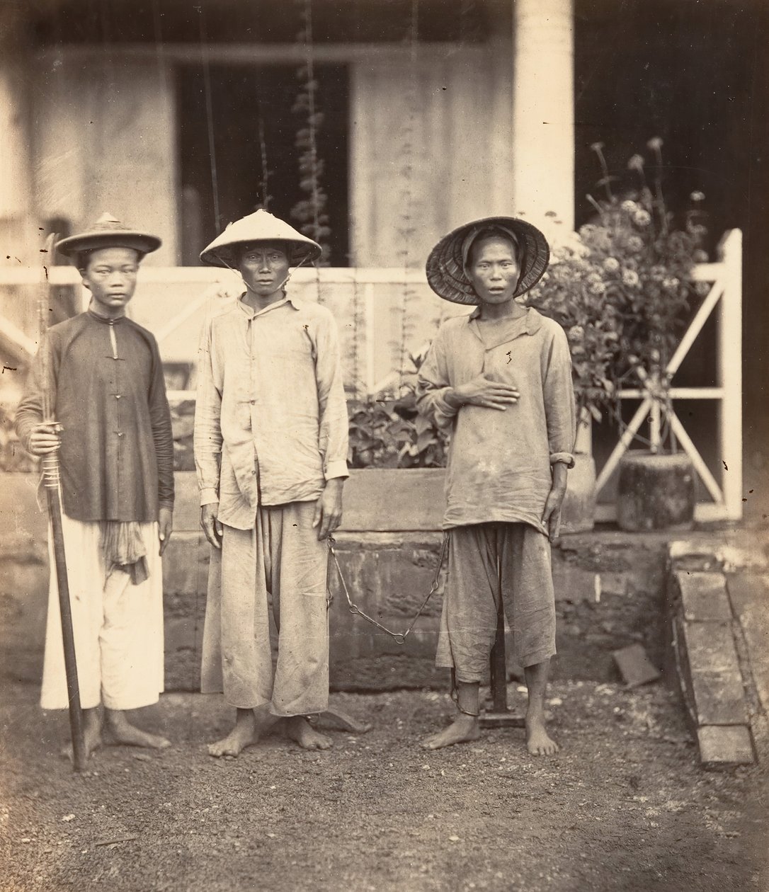 एक माता, कोचिनचिना, 1866 के नेतृत्व में कैदी। द्वारा एमिल गसेल