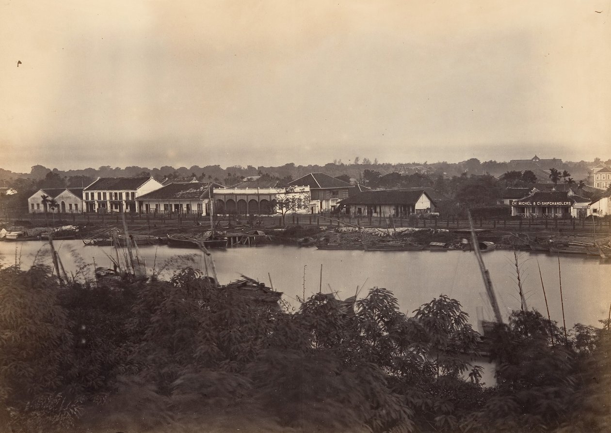 साइगॉन शीट नंबर 2, 1866 का दृश्य। द्वारा एमिल गसेल
