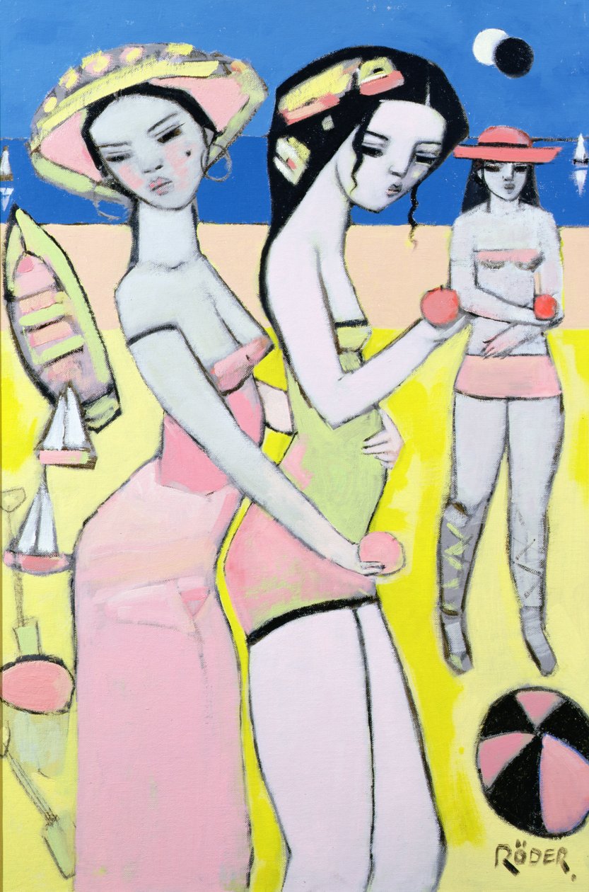 आंशिक ग्रहण, 2007 (कैनवास बोर्ड पर तेल) द्वारा एंड्रे रोडर