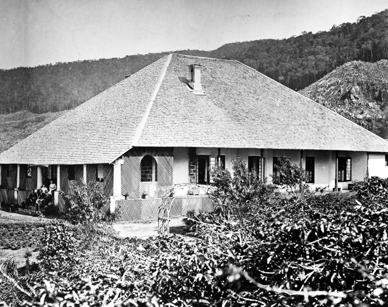 आर्ची चैम्बरलिन्स बंगला, सीलोन, 1877 द्वारा अंग्रेजी फोटोग्राफर