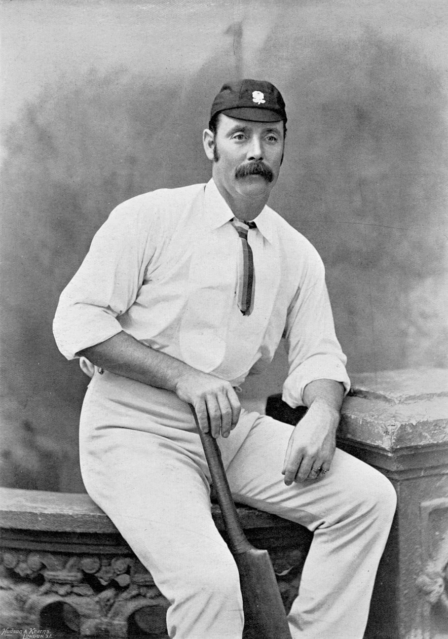 जॉर्ज Ulyett, प्रसिद्ध क्रिकेटर्स और क्रिकेट ग्राउंड से, 1895 में हडसन और केर्न्स द्वारा प्रकाशित द्वारा अंग्रेजी फोटोग्राफर