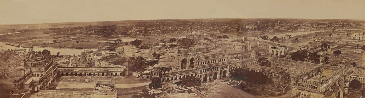 इंडियन सिटीस्केप, भारतीय विद्रोह से जुड़े उनतीस तस्वीरों के संग्रह से, c.1858 द्वारा अंग्रेजी फोटोग्राफर