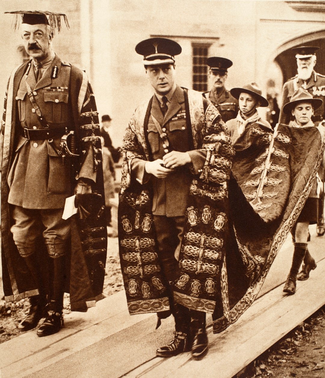 किंग एडवर्ड VIII, वेल्स विश्वविद्यालय, बैंगोर, 1923 के कुलपति के रूप में द्वारा अंग्रेजी फोटोग्राफर