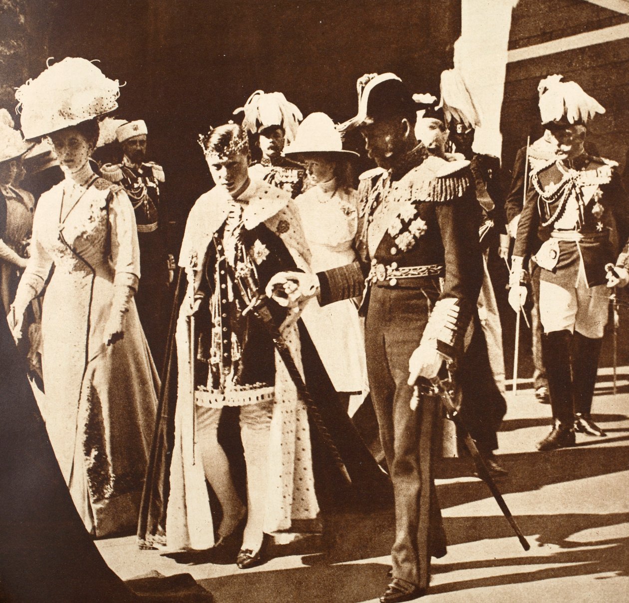 किंग एडवर्ड VIIIs इन्वेस्टीगेशन ऑफ़ प्रिंस ऑफ़ वेल्स, 1911 द्वारा अंग्रेजी फोटोग्राफर