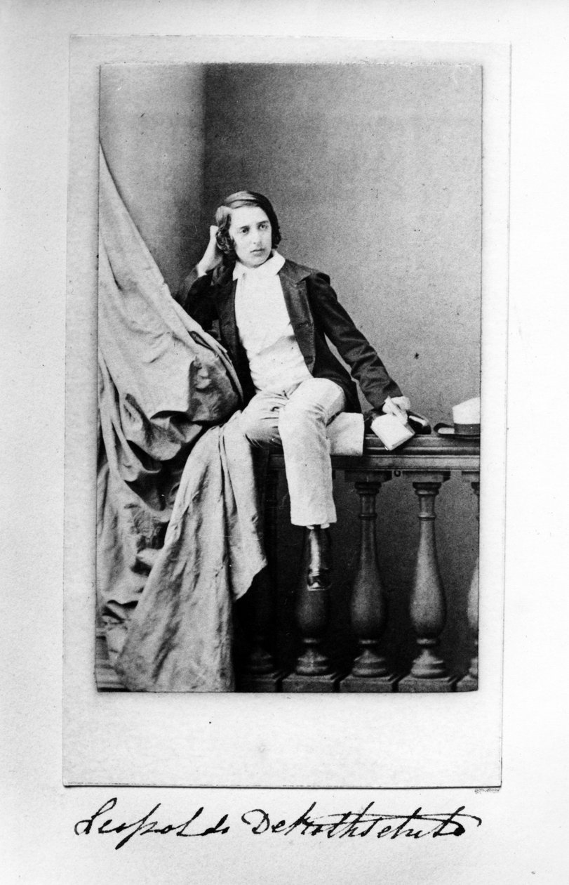 लियोपोल्ड डी रोथ्सचाइल्ड, c.1860s द्वारा अंग्रेजी फोटोग्राफर