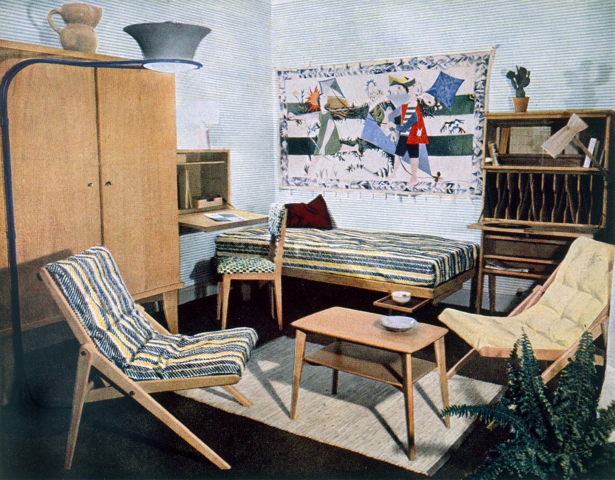 लिविंग रूम, 1960 द्वारा अंग्रेजी फोटोग्राफर