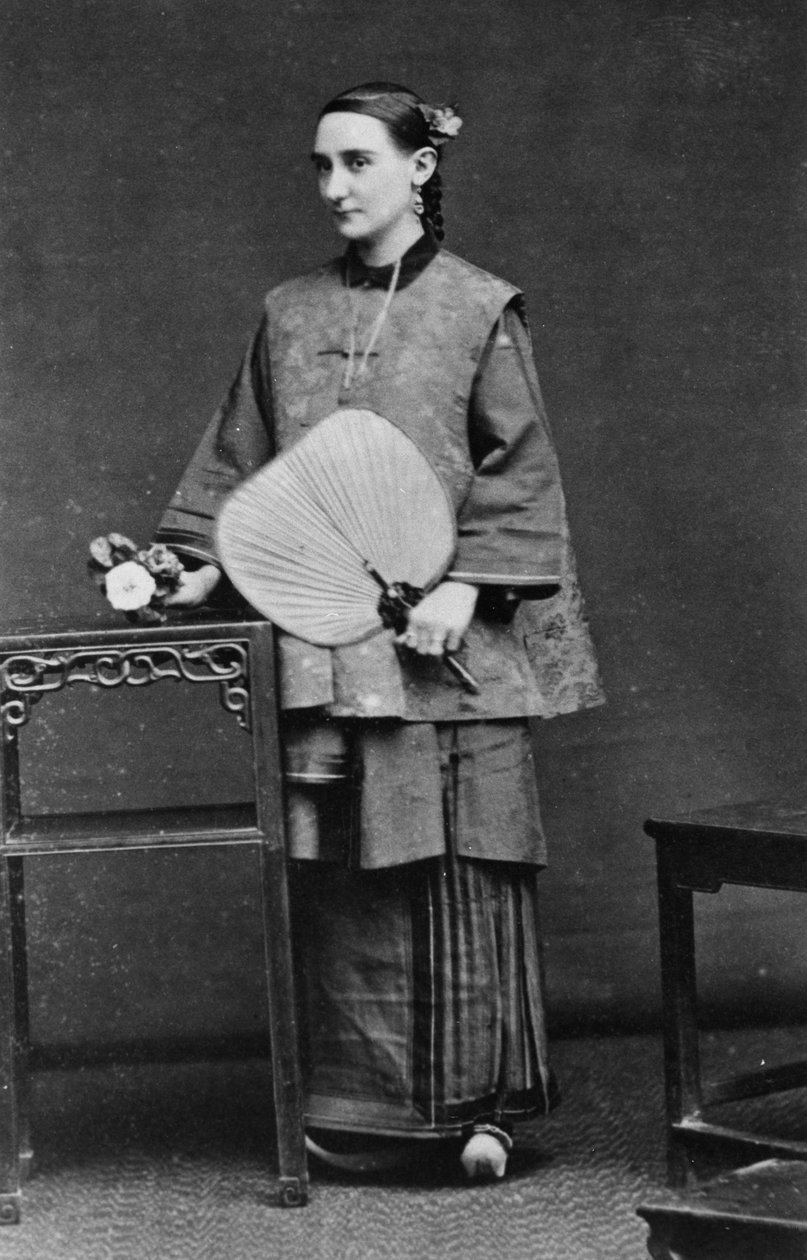 मिक्स्ड रेस गर्ल, 1878 द्वारा अंग्रेजी फोटोग्राफर