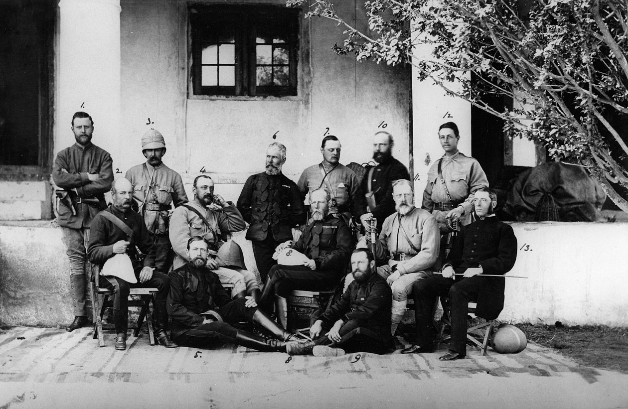 द्वितीय एंग्लो-अफगान युद्ध, 1878-80 के दौरान अधिकारी और सेनापति द्वारा अंग्रेजी फोटोग्राफर