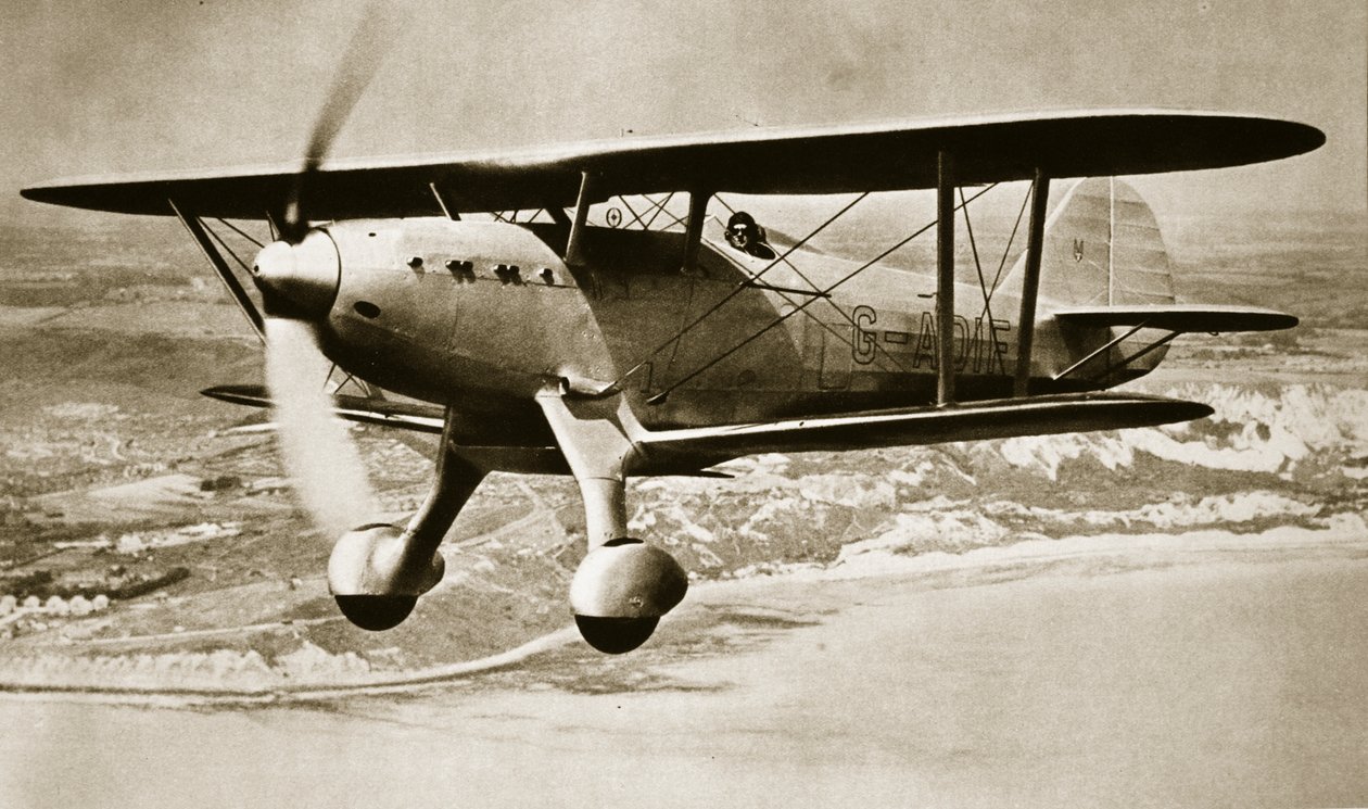 हवा का एक-आदमी विध्वंसक, c.1935 (फोटोग्रावुर) द्वारा अंग्रेजी फोटोग्राफर