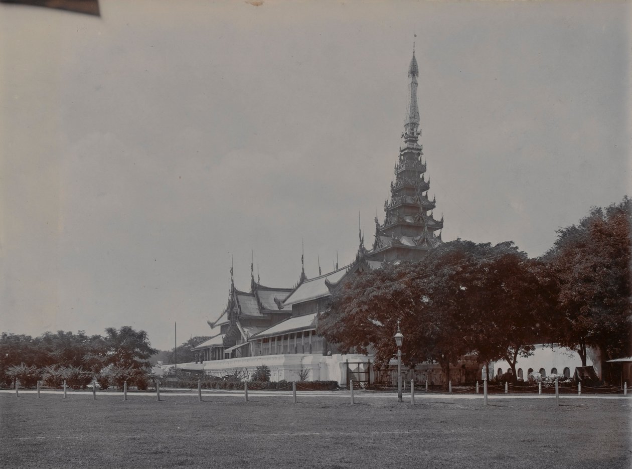 पाइत-वह, मंडले का महल, बर्मा, 1906 द्वारा अंग्रेजी फोटोग्राफर