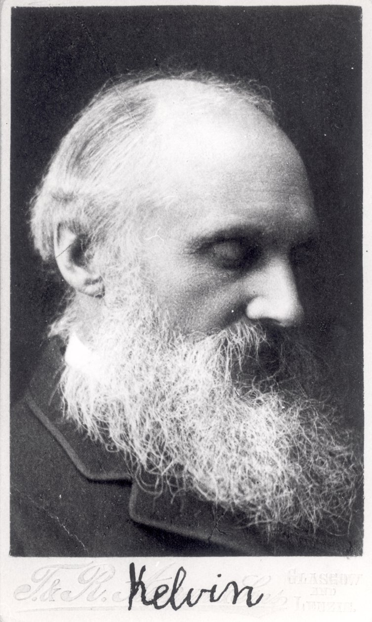 सर विलियम थॉमसन (1824-1907) लॉर्ड केल्विन द्वारा अंग्रेजी फोटोग्राफर