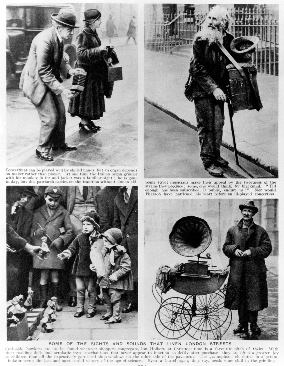 लंदन की सड़कों पर रहने वाली कुछ जगहें, अल्माई सेंटजॉन एडकॉक, 1935 द्वारा &39;वंडरफुल लंदन&39; से प्राप्त चित्र द्वारा अंग्रेजी फोटोग्राफर