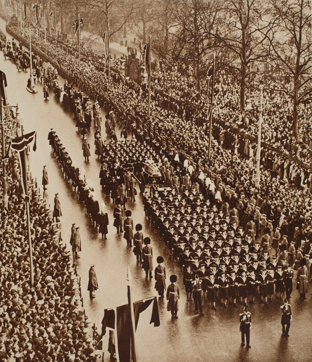 जॉर्ज पंचम का अंतिम संस्कार, 1936 द्वारा अंग्रेजी फोटोग्राफर