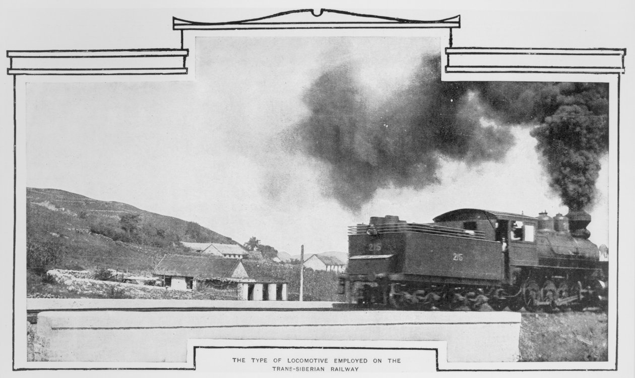 15 अगस्त 1903 को द स्फीयर से ट्रांस-साइबेरियन रेलवे में लोकोमोटिव का प्रकार कार्यरत था द्वारा अंग्रेजी फोटोग्राफर