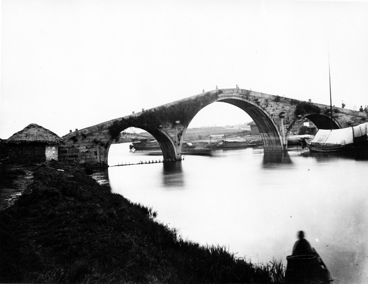 वोंगडू ब्रिज, सोकोव क्रीक, c.1870 द्वारा अंग्रेजी फोटोग्राफर