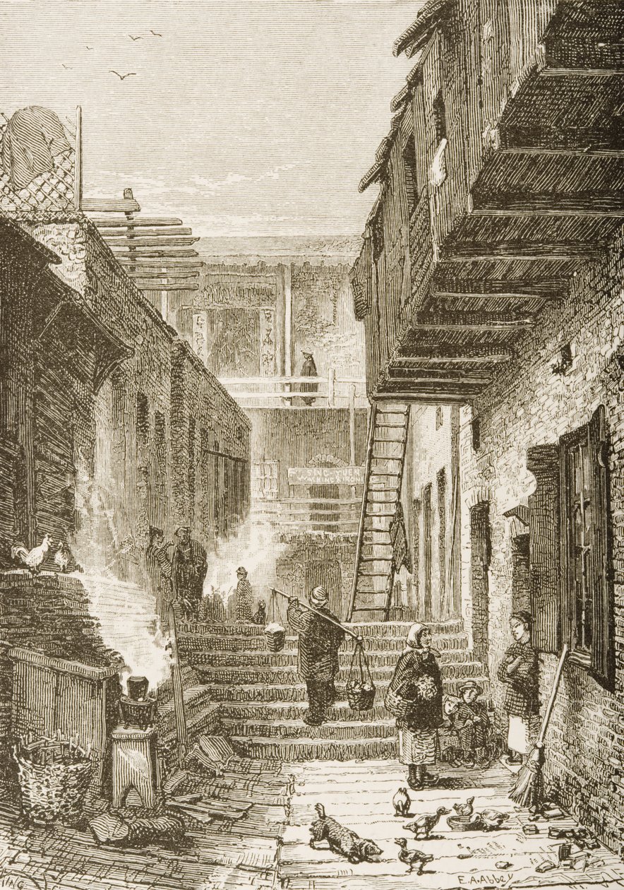 द रिलिजियस ट्रैक्ट सोसाइटी, 1876 द्वारा प्रकाशित &39;अमेरिकन पिक्चर्स&39; से कैलिफोर्निया के सैन फ्रांसिस्को में एलीट द्वारा अंग्रेजी स्कूल