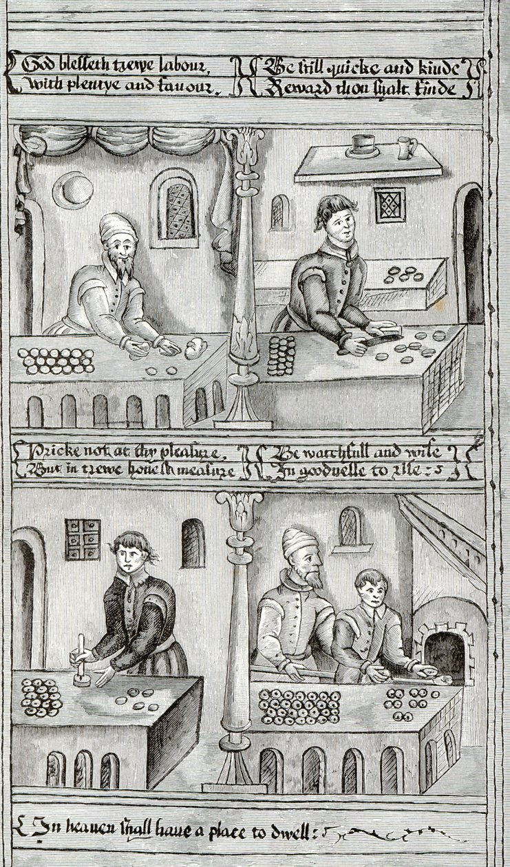 1595-96 ई। के बेकर्स ऑफ यॉर्क ई द्वारा अंग्रेजी स्कूल