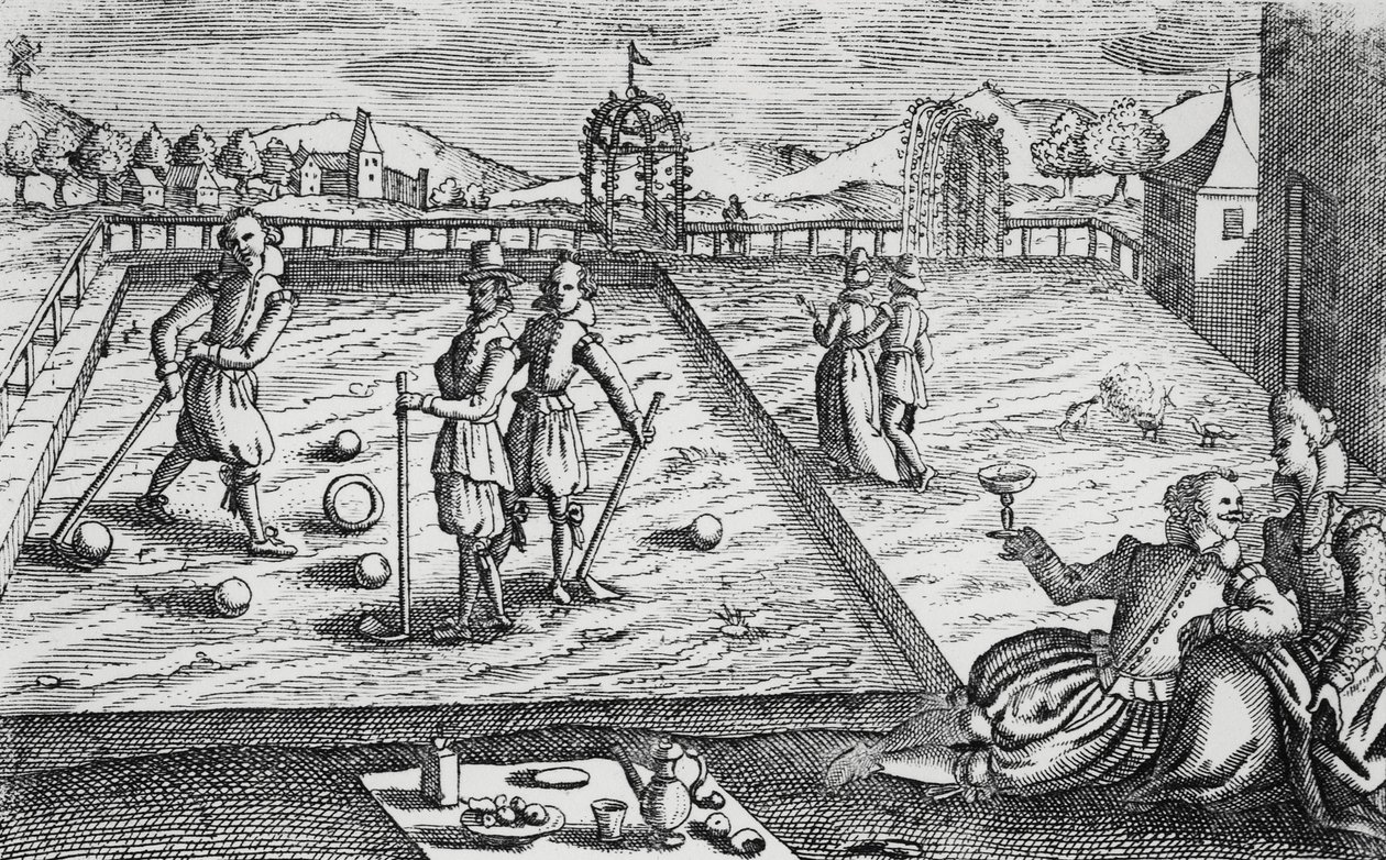 क्रोकेट, c.1650 द्वारा अंग्रेजी स्कूल