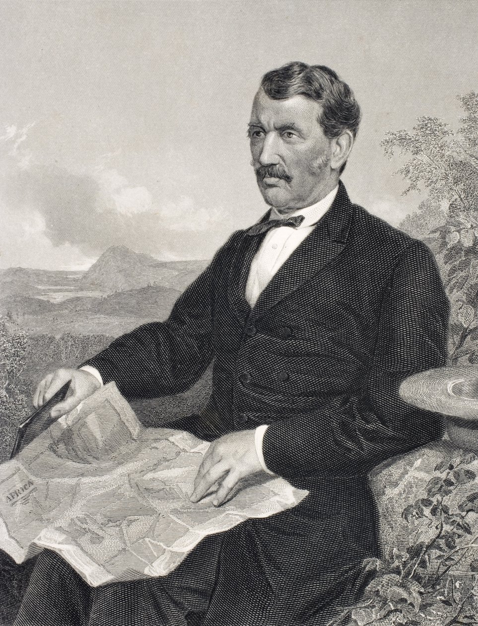 डेविड लिविंगस्टोन (1813-73) द्वारा अंग्रेजी स्कूल