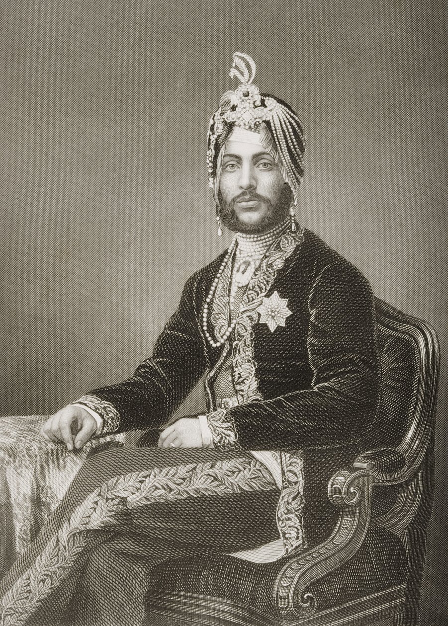 दलीप सिंह (1838-93) द्वारा अंग्रेजी स्कूल