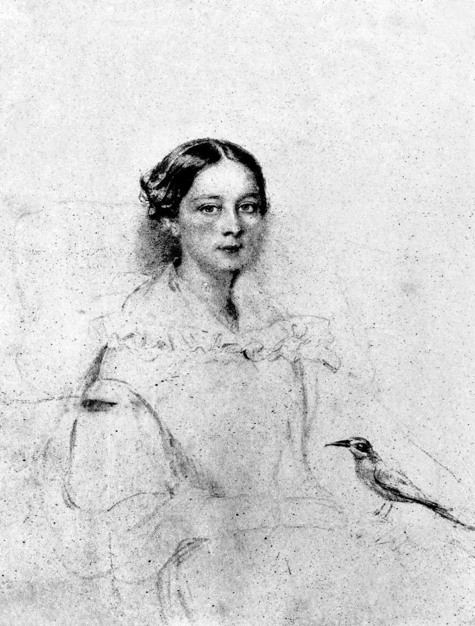 C.1838 के चित्र के बाद एमिली शोरे द्वारा अंग्रेजी स्कूल